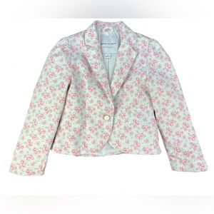 JANIE and JACK Floral Print Blazer - 4